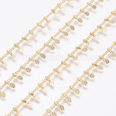 3.28 фут латунные бордюрные цепи ручной работы X-CHC-G006-12G-1