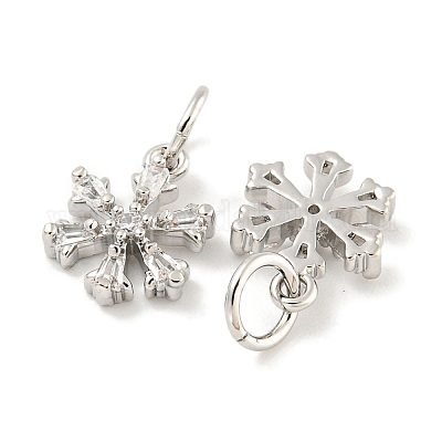 Покрытие стойки латунь микропаве прозрачные подвески из кубического циркония KK-B093-04C-P-1