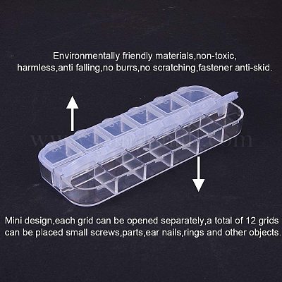 Пластмассовый шарик контейнеры CON-PH0001-34-1