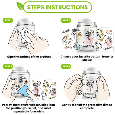 Бумага для переноса тепла из ПВХ своими руками DIY-WH0517-023-1