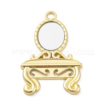 Подвески из стеклянного зеркала FIND-Z073-03G-1