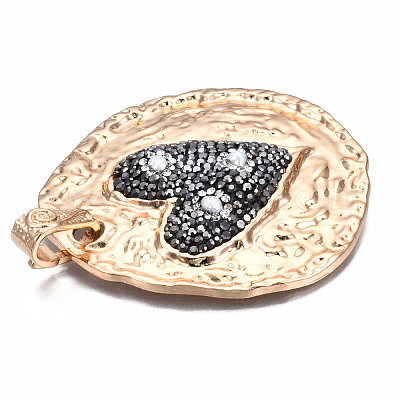 Стойки покрытие сплава горный хрусталь большие подвески ALRI-N033-07G-1