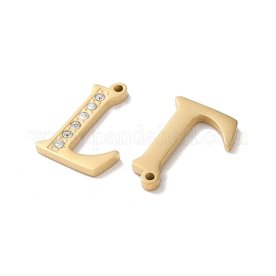 Подвески из настоящей 304 нержавеющей стали с покрытием из 14-каратного золота STAS-L022-157G-L-1