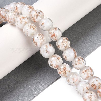 Бусины ручной работы бусины золотого песка LAMP-Z009-01D-1