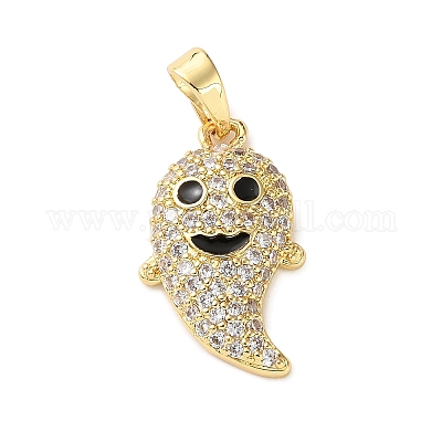 Латунные микро проложить кубического циркония подвески KK-I383-06G-02-1