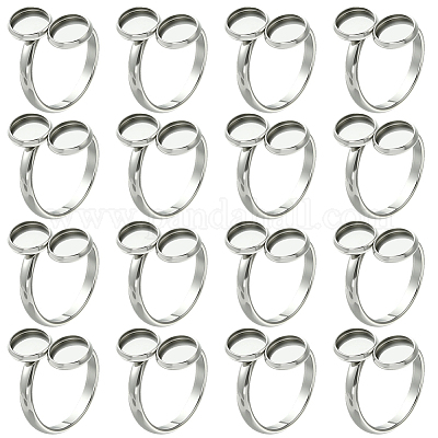 16 шт. манжетные кольца из нержавеющей стали 304 STAS-BBC0008-16-1