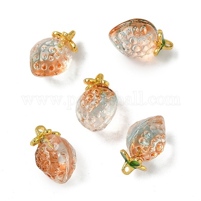 Прозрачные стеклянные подвески GLAA-P072-03G-04-1