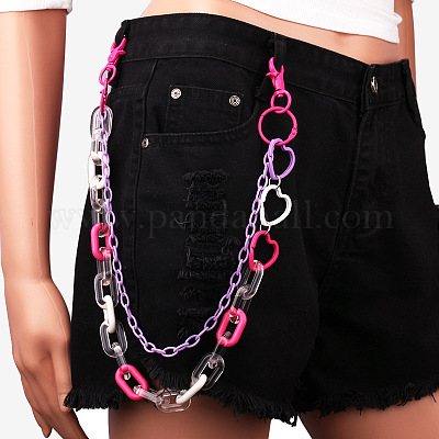 Цепи из сплава смолы и многослойных брюк WG5186E-01-1