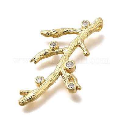 Латунные микро проложить кубического циркония подвески KK-Z125-09G-1