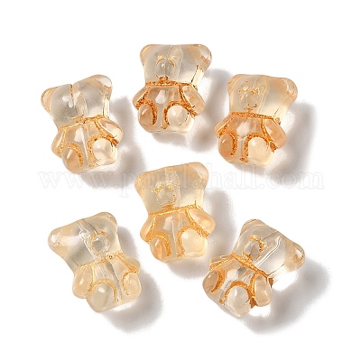 Прозрачные бусины лэмпворк LAMP-P065-06A-06-1