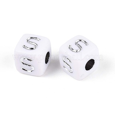 Непрозрачные акриловые бусины SACR-T035-03S-1