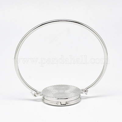 Медные браслеты из латунного рассеивателя BJEW-Q691-11-1