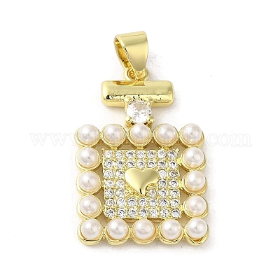 Стойки обшивки латунь микро проложить Циркон подвеску KK-C052-21G-1