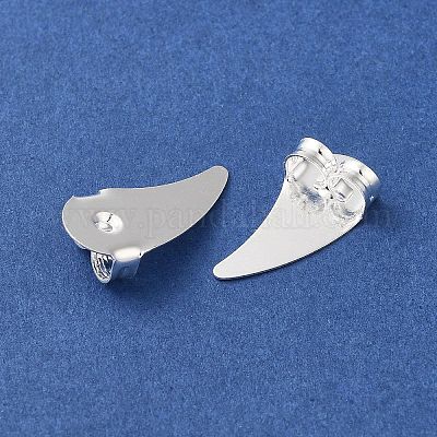 Фурнитура для сережек-гвоздиков из латуни FIND-Z039-01A-S-1