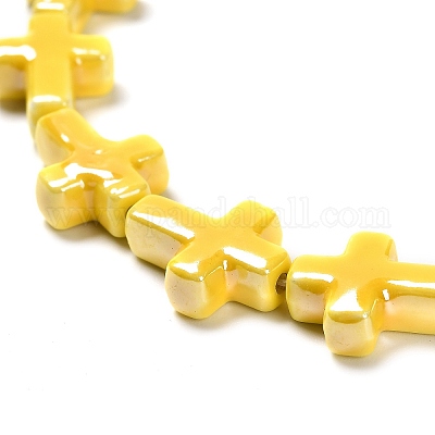 Фарфоровые бусины ручной работы PORC-F010-04-1