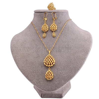 Латунное ожерелье с подвеской в виде капли FS-WGC4231-01-1