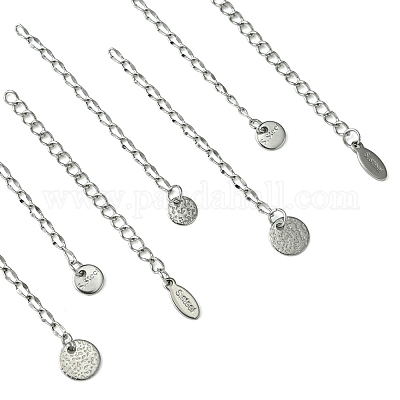12 шт. 4 стиля удлинитель цепи из нержавеющей стали 304 FIND-FS0002-96B-1