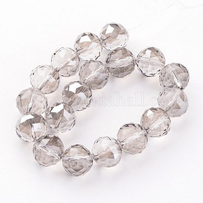 Гальванические стеклянные бусины EGLA-J140-PL02-14mm-1