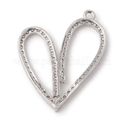 Экологически чистые подвески из латуни с микропаве из кубического циркония KK-F835-05P-1