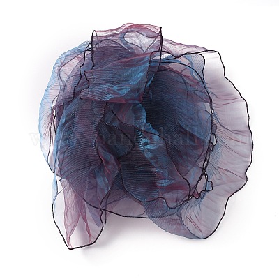 Плиссированная кружевная лента из полиэстера OCOR-WH0079-45C-1