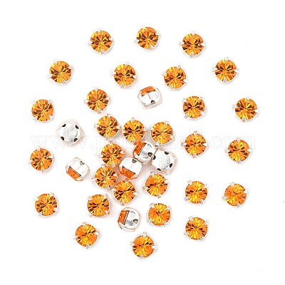 Preciosa® maxima crystal в пришивной чашке X-PRC-SS16-90310-S-1