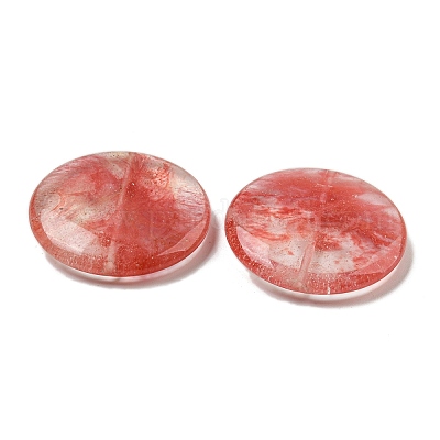 Вишневый кварц стеклянные бусы G-B070-17A-1