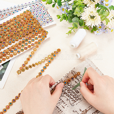 2 карточка 2 цвета пластиковых бусин для гирлянды OCOR-HY0001-02-1