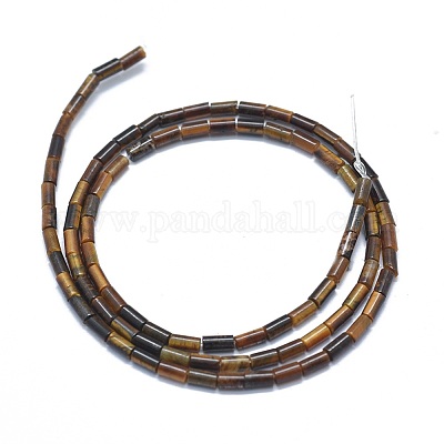 Природных тигровый глаз бисер нитей G-F631-B02-1