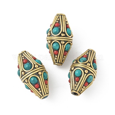 Индонезийские бусины ручной работы KK-H075-05AG-1