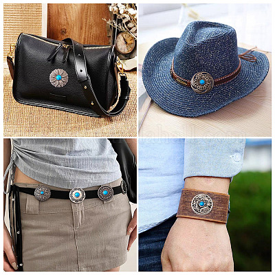 9 стиль заклепки из сплава декоративные BUTT-SW0001-04C-1