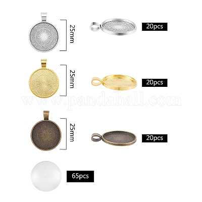 Наборы для изготовления кулонов своими руками DIY-SZ0001-64-1