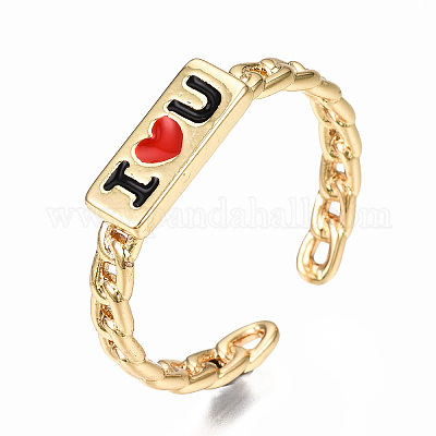 Манжеты из латуни с эмалью RJEW-N035-012A-NF-1