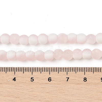 Матовое стекло треск бисер нитей GLAA-U001-8mm-M12-1