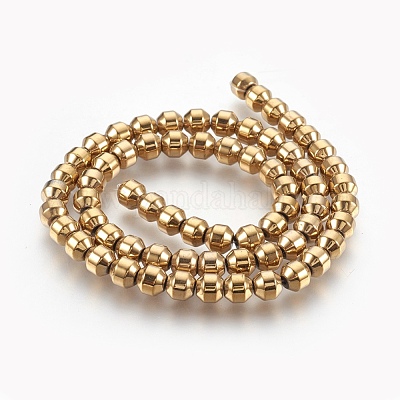 Гальваническая немагнитная синтетическая гематитовая нить G-E498-12A-01-1