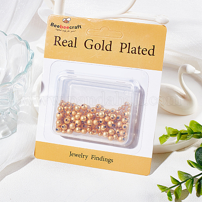 160шт 4 стильные латунные бусины KK-BBC0008-97-1