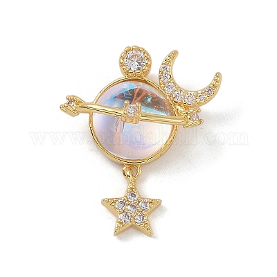 Стойки обшивки латунь кулон KK-H476-15G-1