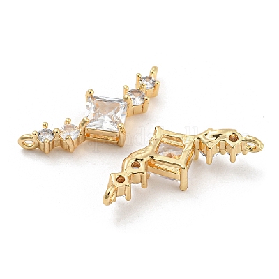 Подвески из латуни с прозрачным фианитом KK-Q789-09G-1