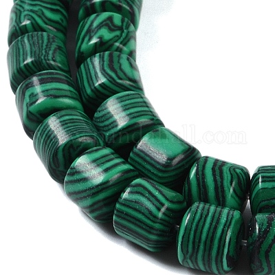 Синтетического малахита бисер нитей G-L604-E04-01-1