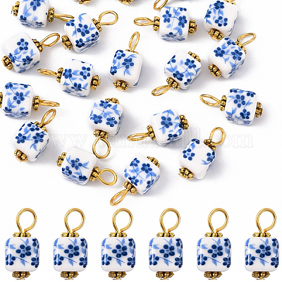 20 шт. фарфоровые подвески ручной работы&nbsp;PALLOY-YW00112-06-1