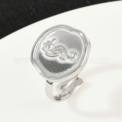 Кольца из нержавеющей стали 304 RJEW-H254-08B-P-1