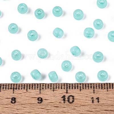 6/0 прозрачный внутри цветной стеклянный бисер SEED-N008-08G-1