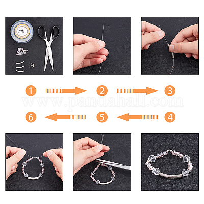 Латунные микро проложить прозрачный бисер кубического циркония трубки ZIRC-UN0001-01P-1