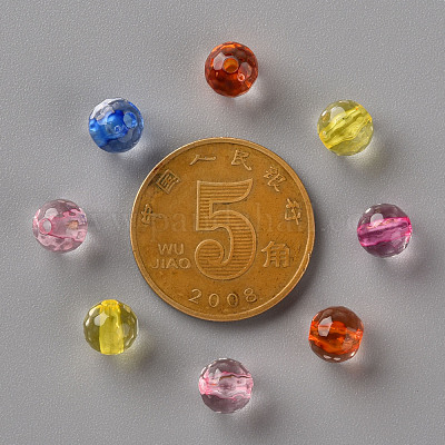 Прозрачные акриловые бусины&nbsp;TACR-S154-11A-1