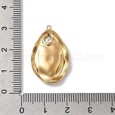 Подвески из нержавеющей стали 304 с эмалью STAS-B102-01G-1