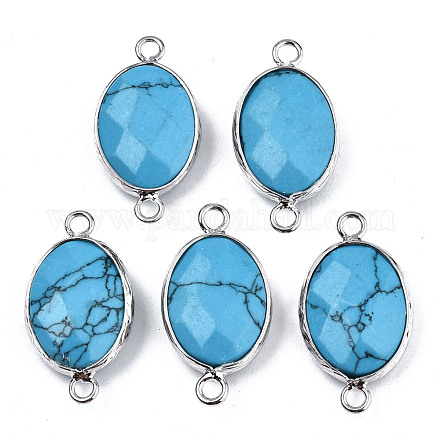 Синтетические бирюзовые звенья / разъемы G-T131-102-08-1