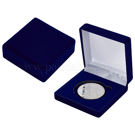 Квадратные футляры для хранения памятных монет из eva CON-WH0201-005B-1