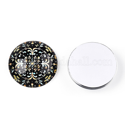 Кабошоны из стекла GGLA-T004-10-4-1