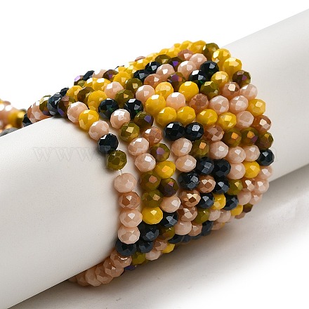 Стеклянные бусины EGLA-A034-M4mm-20-1