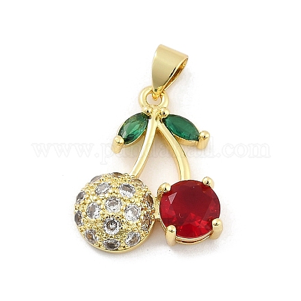 Латунные микро проложить кубического циркония подвески KK-Z090-01G-01-1