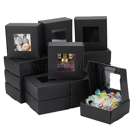 Бумажный подарочный ящик для хранения CON-WH0001-27A-02-1